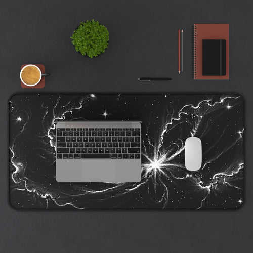 Black Starfield Desk Mat