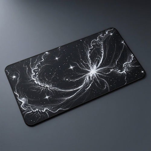 Black Starfield Desk Mat