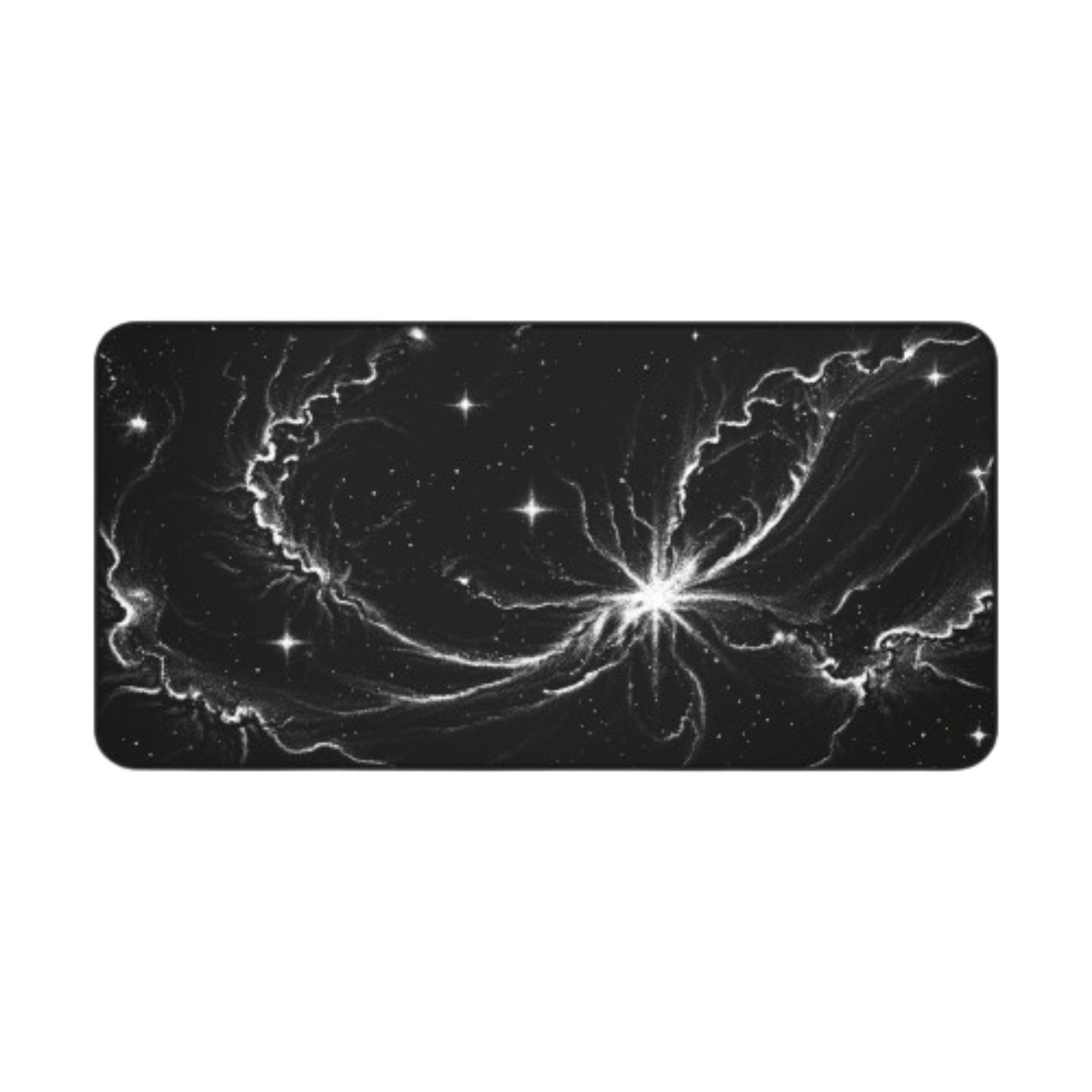 Black Starfield Desk Mat